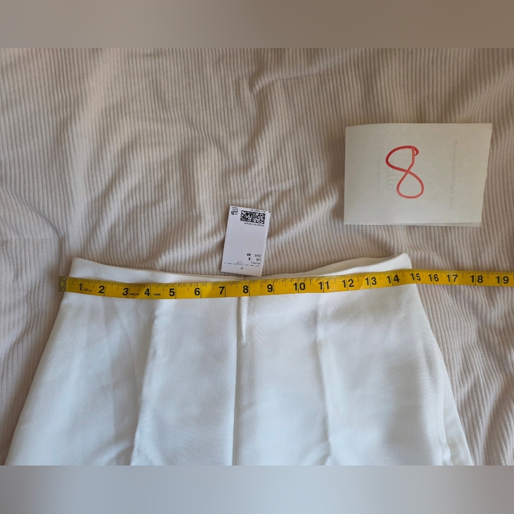 H&M Bead-embellished Pants white (PANTS ONLY). NWT. Top separately sold - Picture 9 of 16